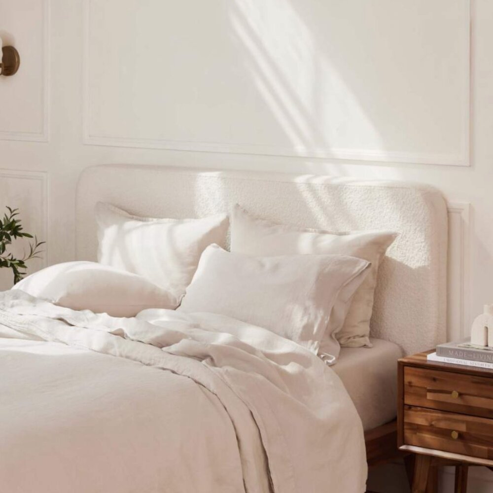 SILK & SNOW Flax Linen Bed Sheets Set